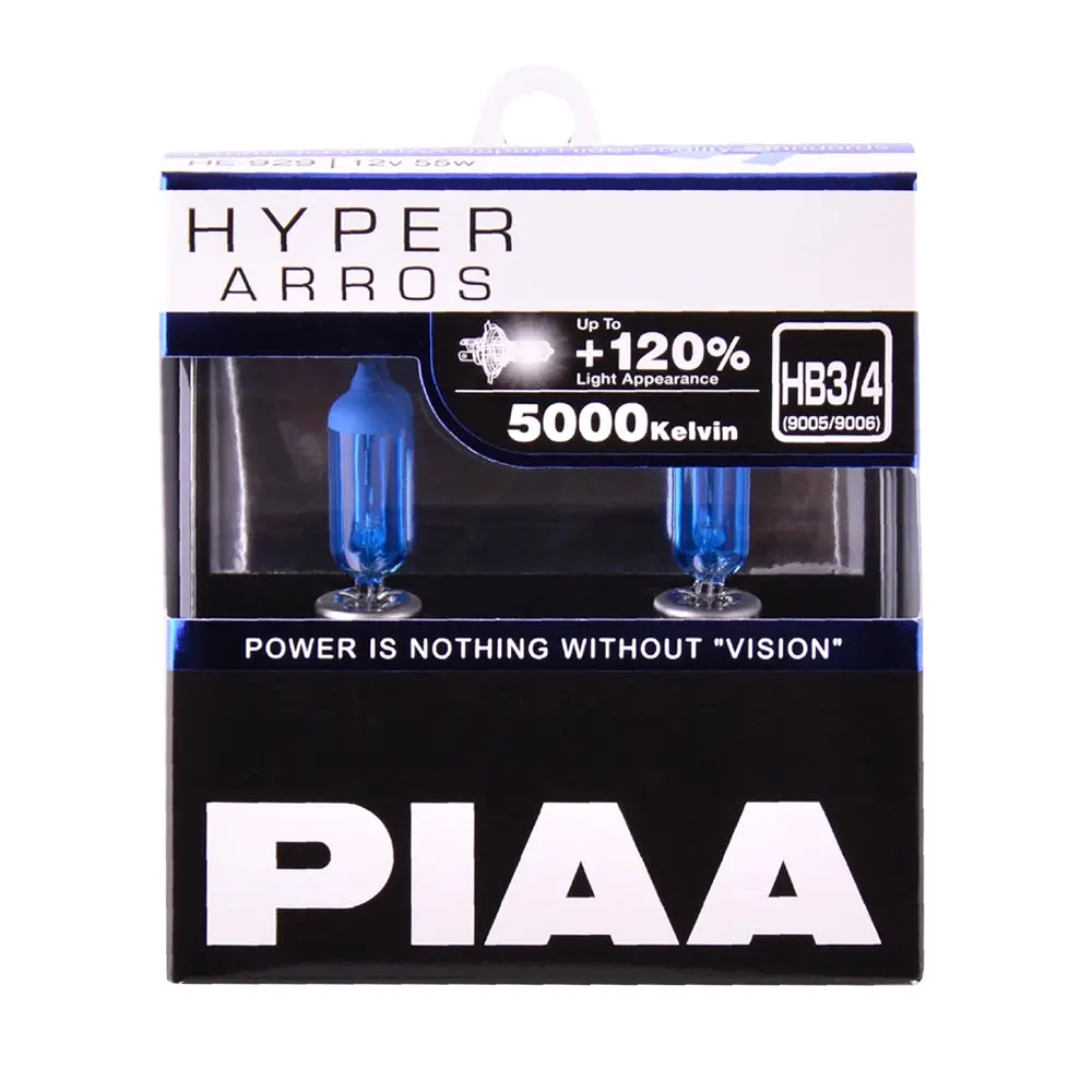 Piaa Hyper Arros 5000K Halogen Bulb Hb3/Hb4 1