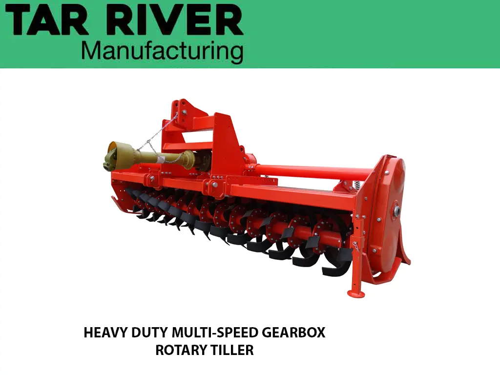Tar River Heavy Duty Multi-Speed Gearbox Rotary Tiller 1