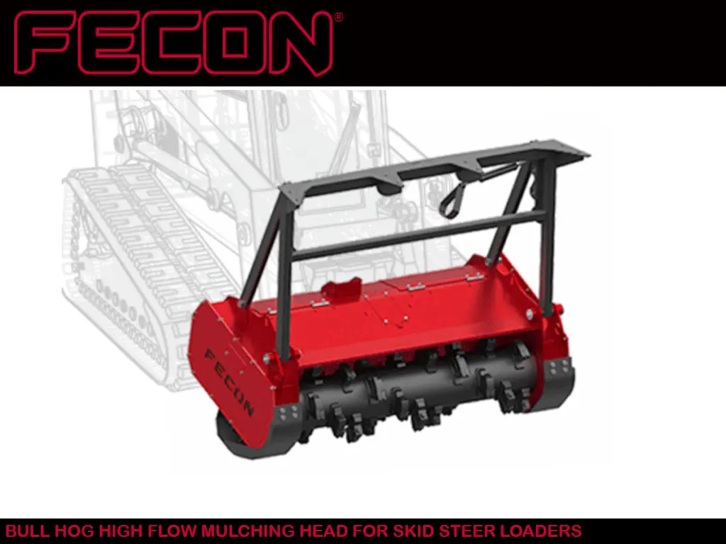 Fecon Bull Hog High Flow Skid Steer Drum Mulcher 1
