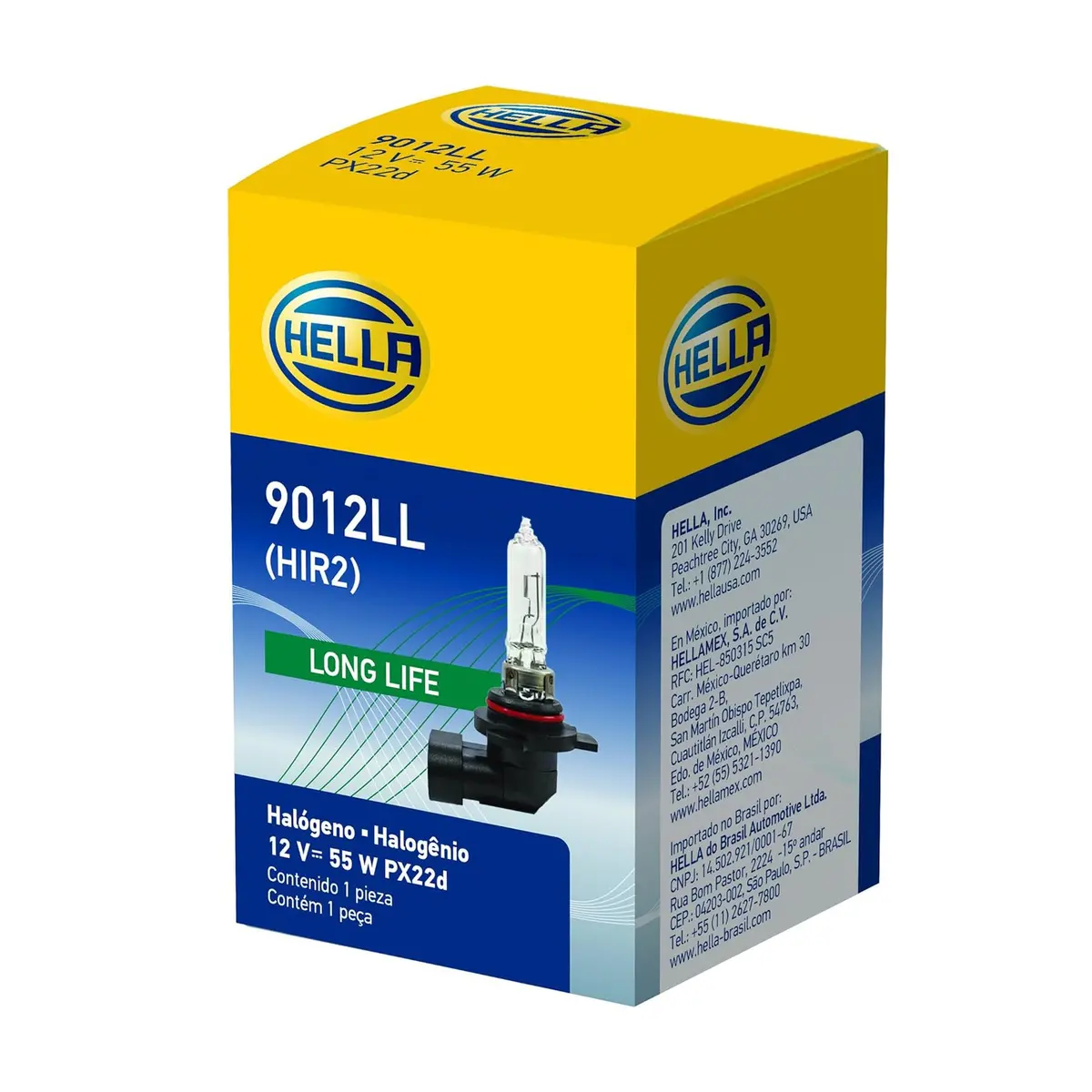 Hella Standard Halogen Bulb Hir2/9012 55W 12V 1