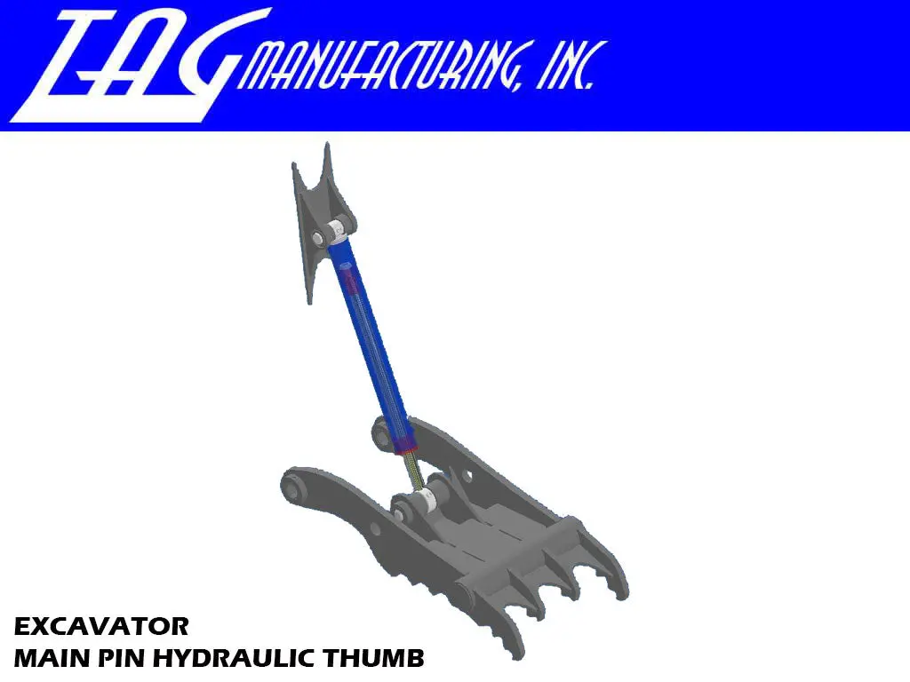 Tag Hydraulic Main Pin Thumb For Excavators 1
