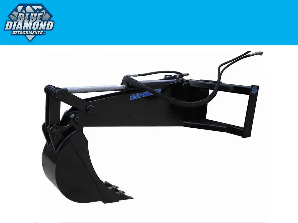 Blue Diamond Backhoe Attachment For Skid Steer Loader 1