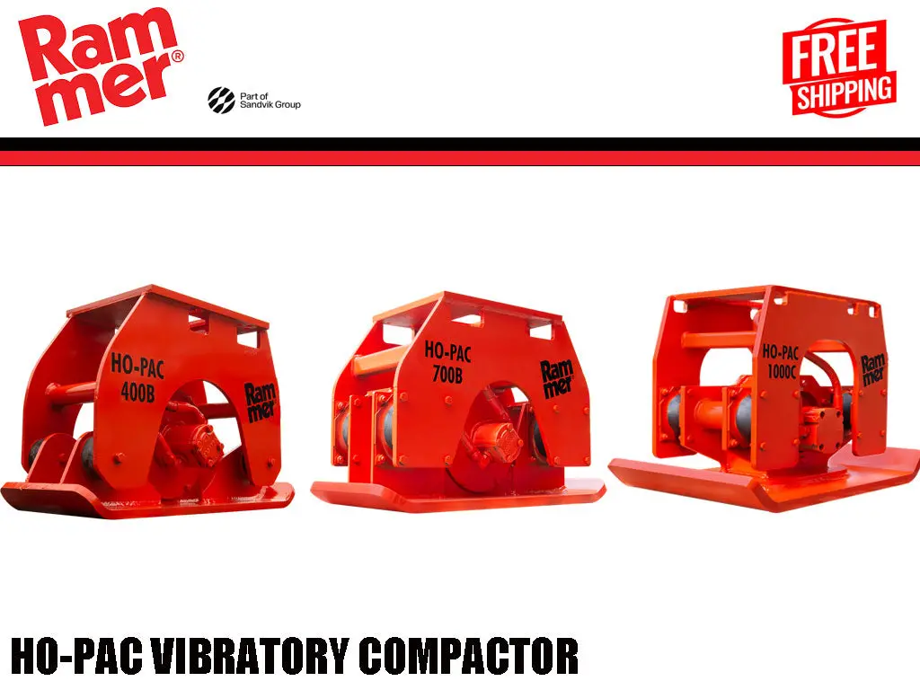 Rammer Ho-Pac Vibratory Compactors For Excavators (3000-30000 Lbs. Machines) 1