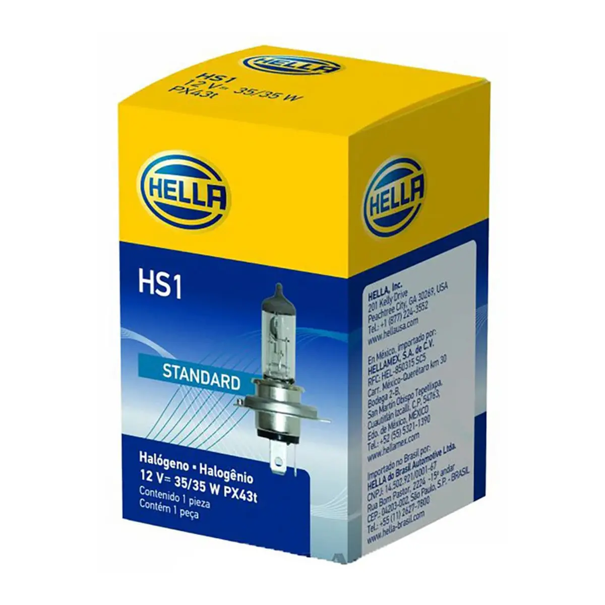 Hella Standard Motorcycle Halogen Bulb Hs1 35/35W 12V 1