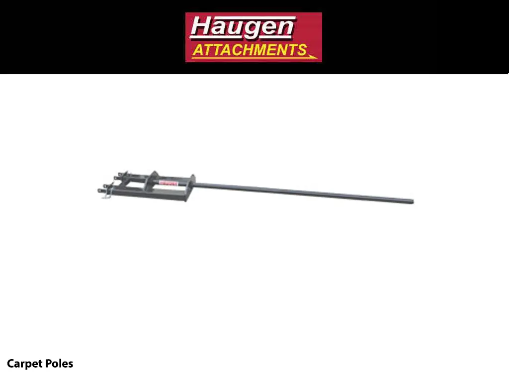 Haugen Carpet Poles For Telehandlers/Forklifts 1