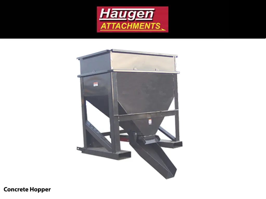 Haugen Concrete Hoppers For Forklifts/Telehandlers 1