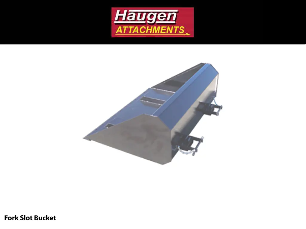Haugen Fork Slot Buckets For Telehandlers/Forklifts 1