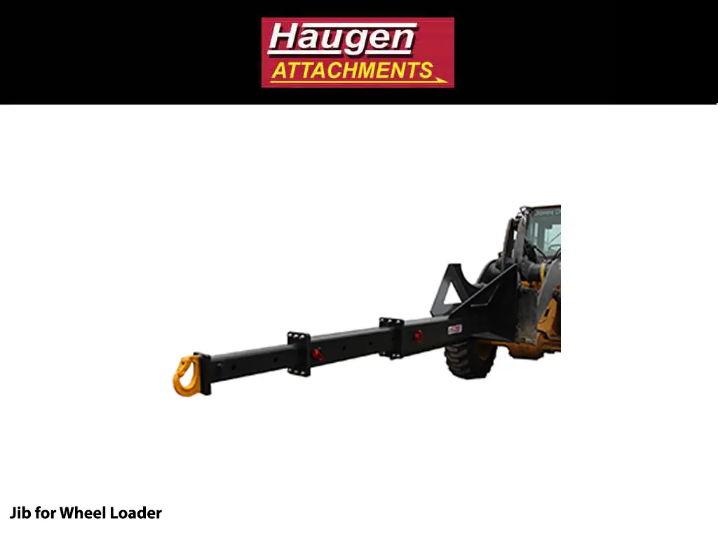 Haugen Jib For Wheel Loaders 1