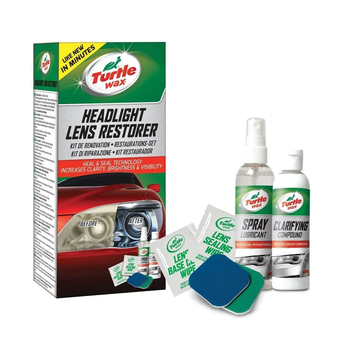 Turtle Wax Headlight Lens Restorer Kit 1