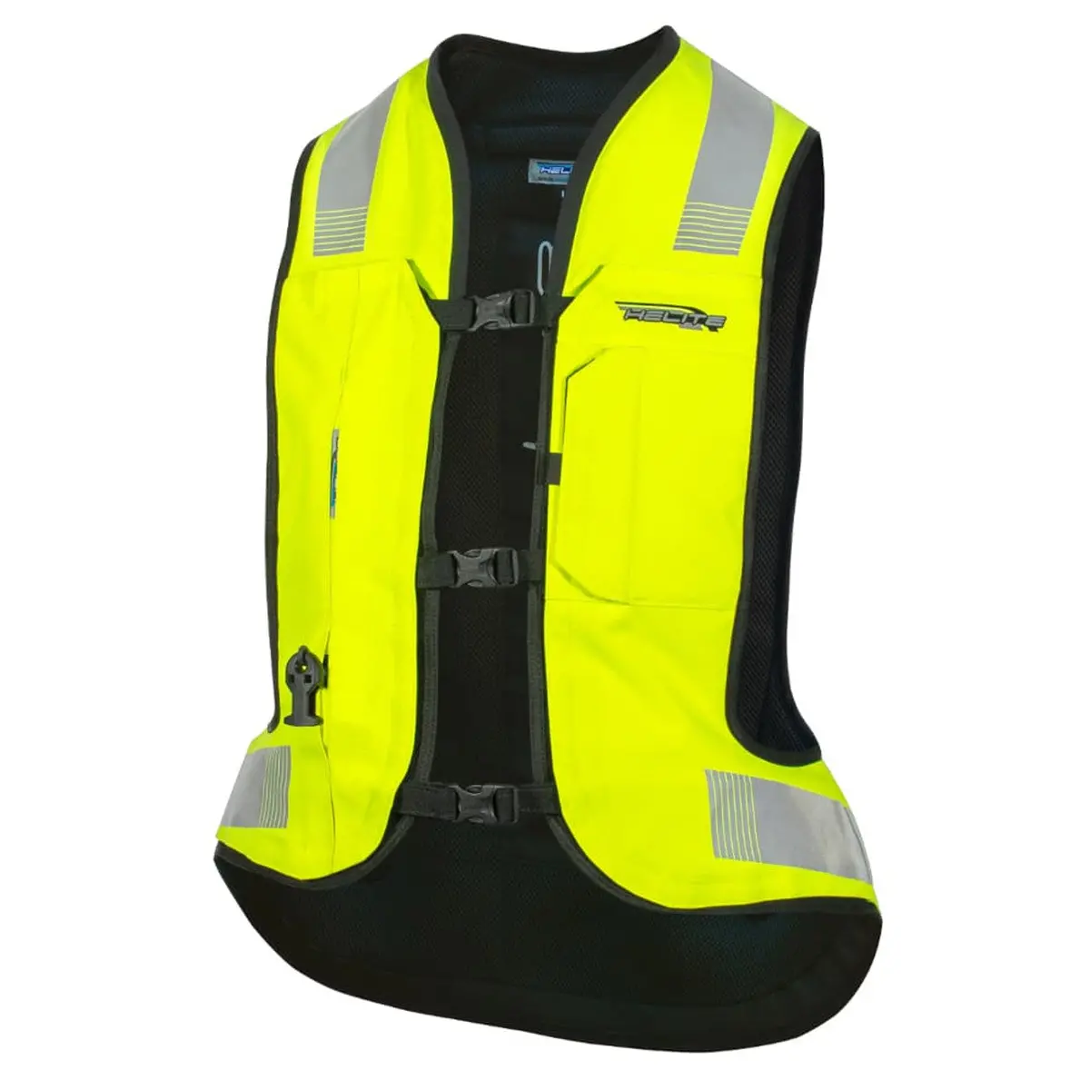 Helite Motorcycle Turtle 2 Airbag Vest Hi-Viz Yellow (Mechanical Trigger) 1