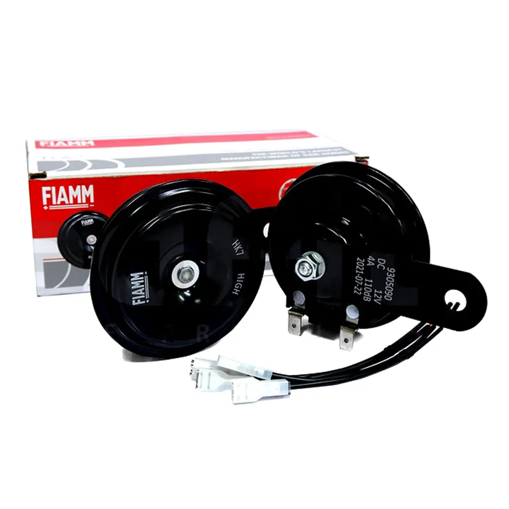 Fiamm Hk7 H&L 12V 420Hz / 350Hz Disc Horn Without Relay 1