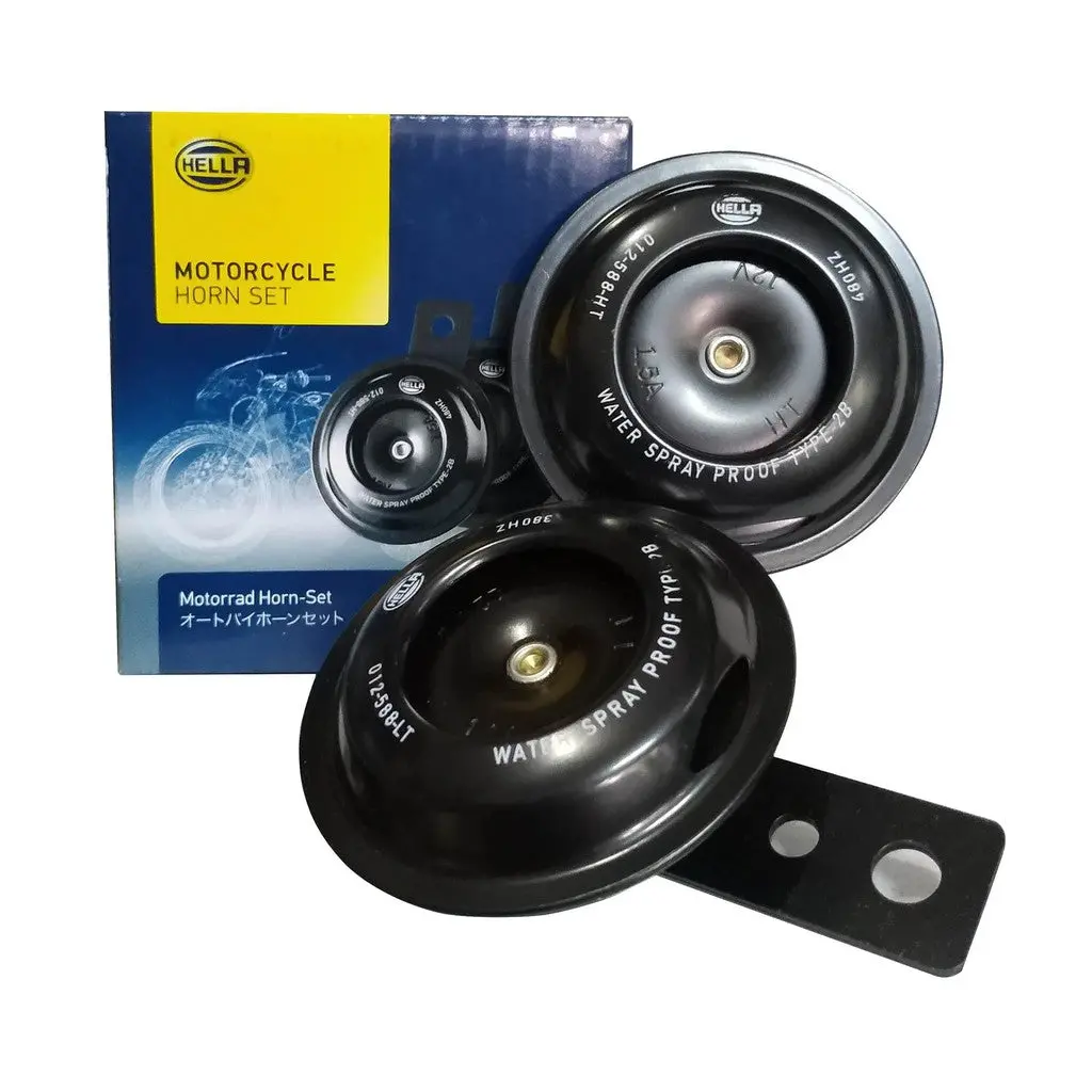 Hella Motorcycle Horn 12V 480Hz / 380Hz 1