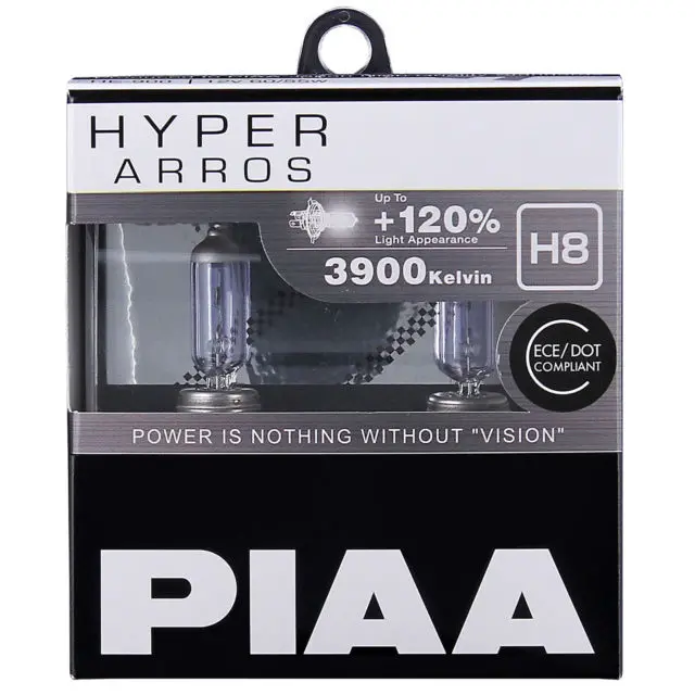 Piaa Hyper Arros 3900K Halogen Bulb H8 1