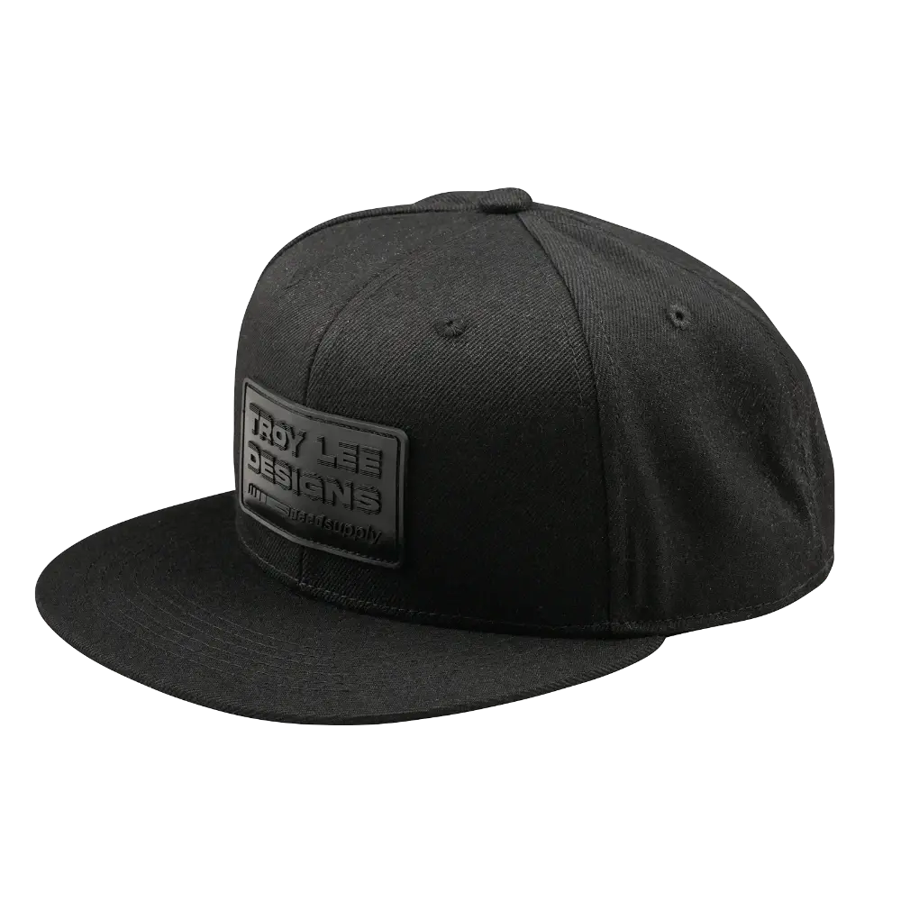 Flat Bill Snapback Factory Black 1