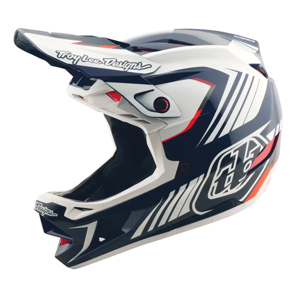 D4 Polyacrylite Helmet W/Mips Qualifer Blue / White 1