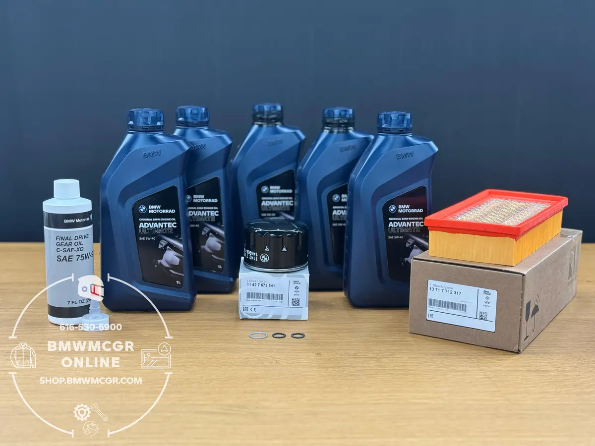 Oil Change Kit With Air Filter & Final Drive For K1600 Models 2012-2026 1