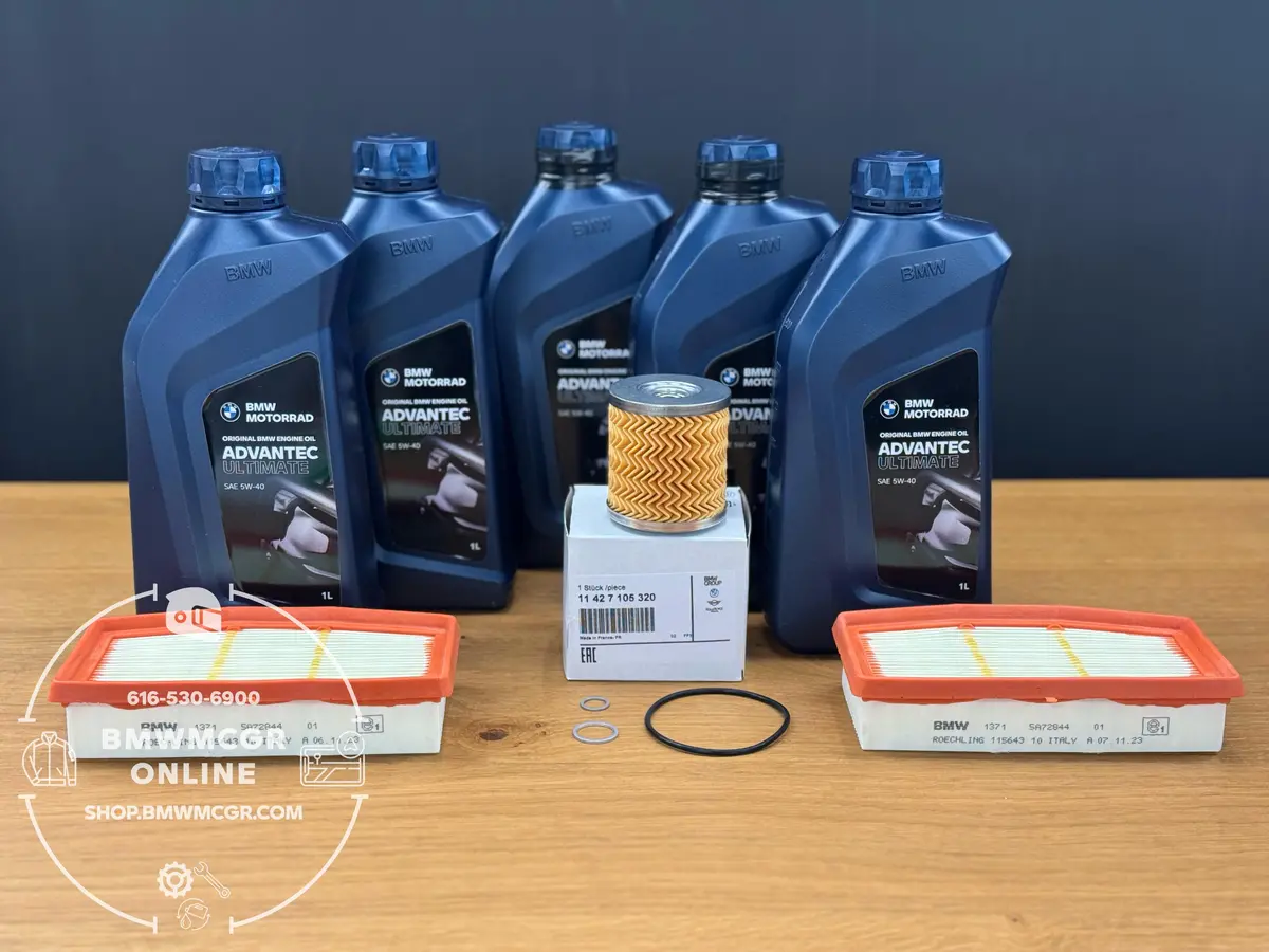 Oil Change Kit With Air Filters For Bmw R1300gs/Gsa/Rt 2024-2026 1