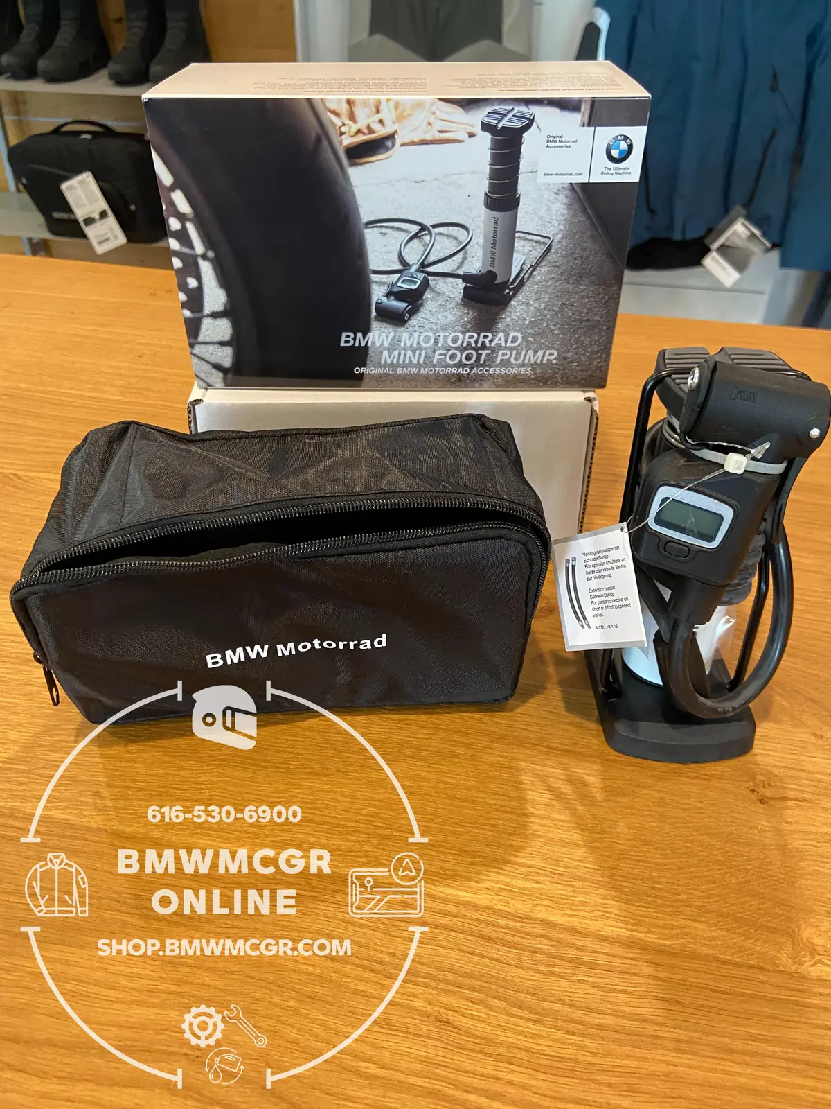 Bmw Mini Foot Pump Tire Pressure Inflator 1