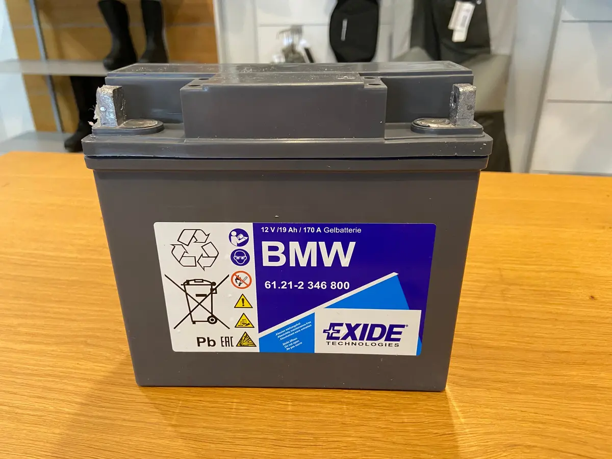 Bmw Oem Gel Battery 61212346800 R259/K-Bike 12V 19Ah 1