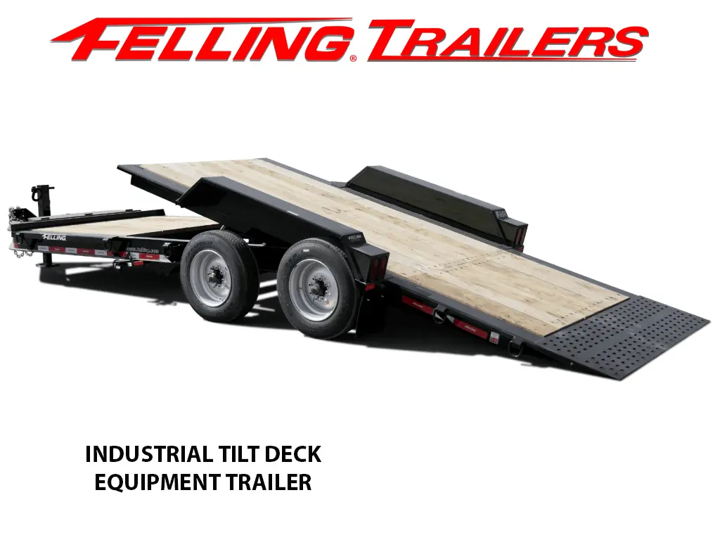 Felling It-I Tilt Deck Equipment Trailers 1