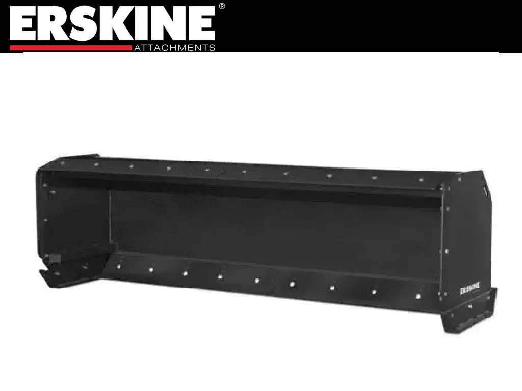 Erskine Industrial Snow Push For Skid Steer Loader 1