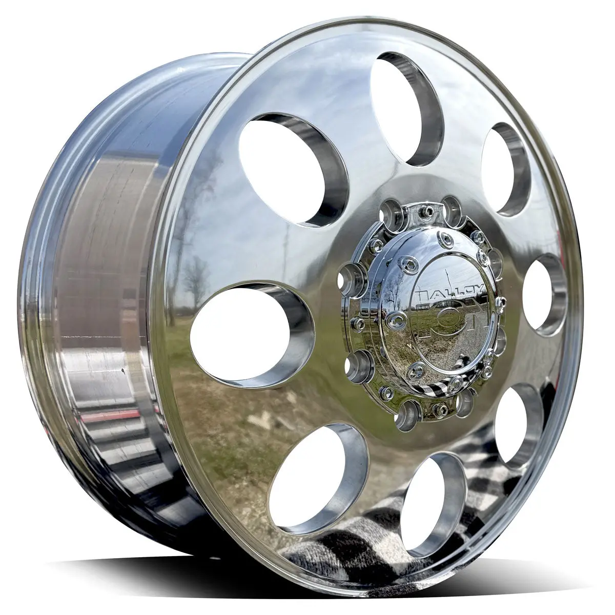20"X8.25" Ion Alloy Mirror Polished Front (Multiple Bolt Patterns Available) 1