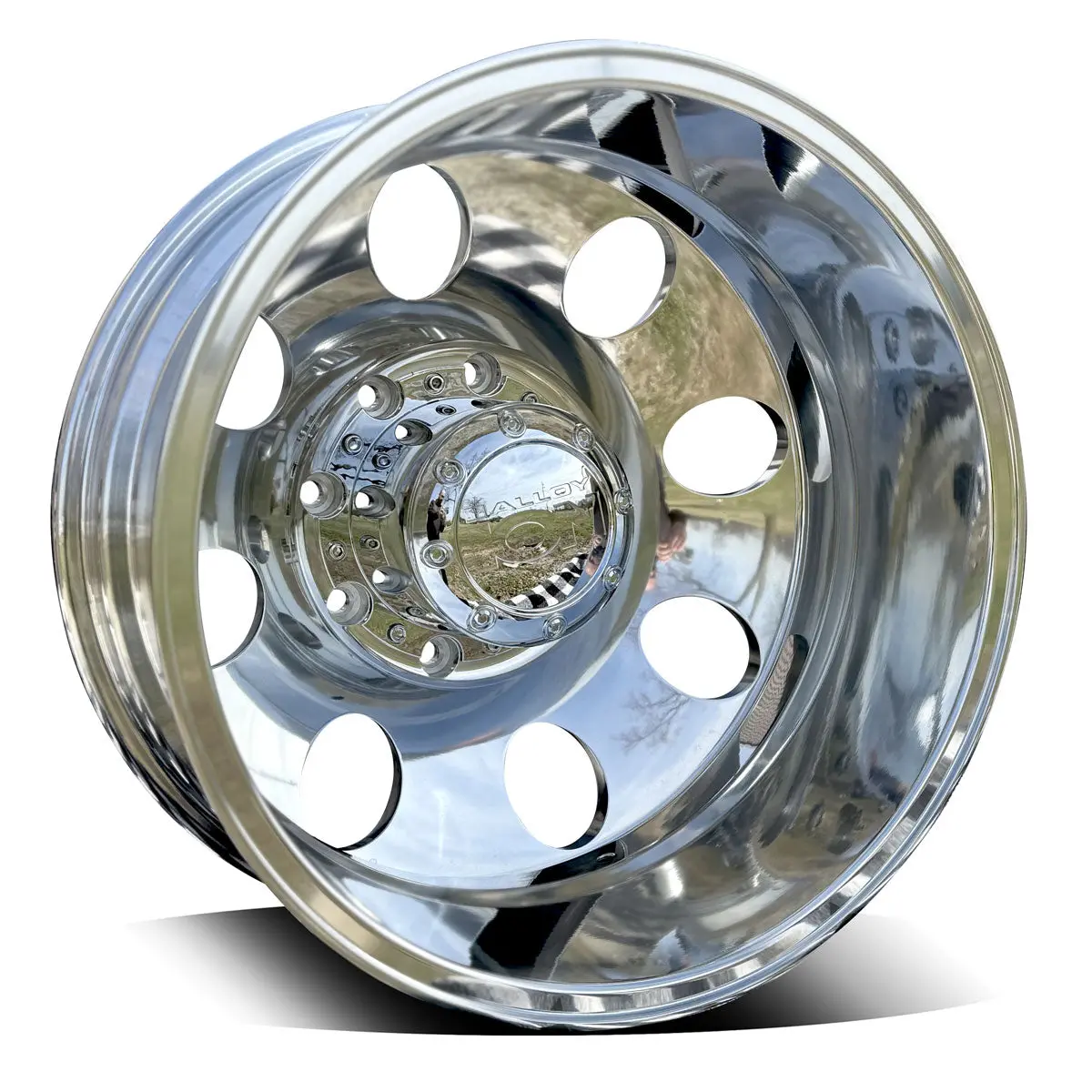 20"X8.25" Ion Alloy Mirror Polished Rear (Multiple Bolt Patterns Available) 1