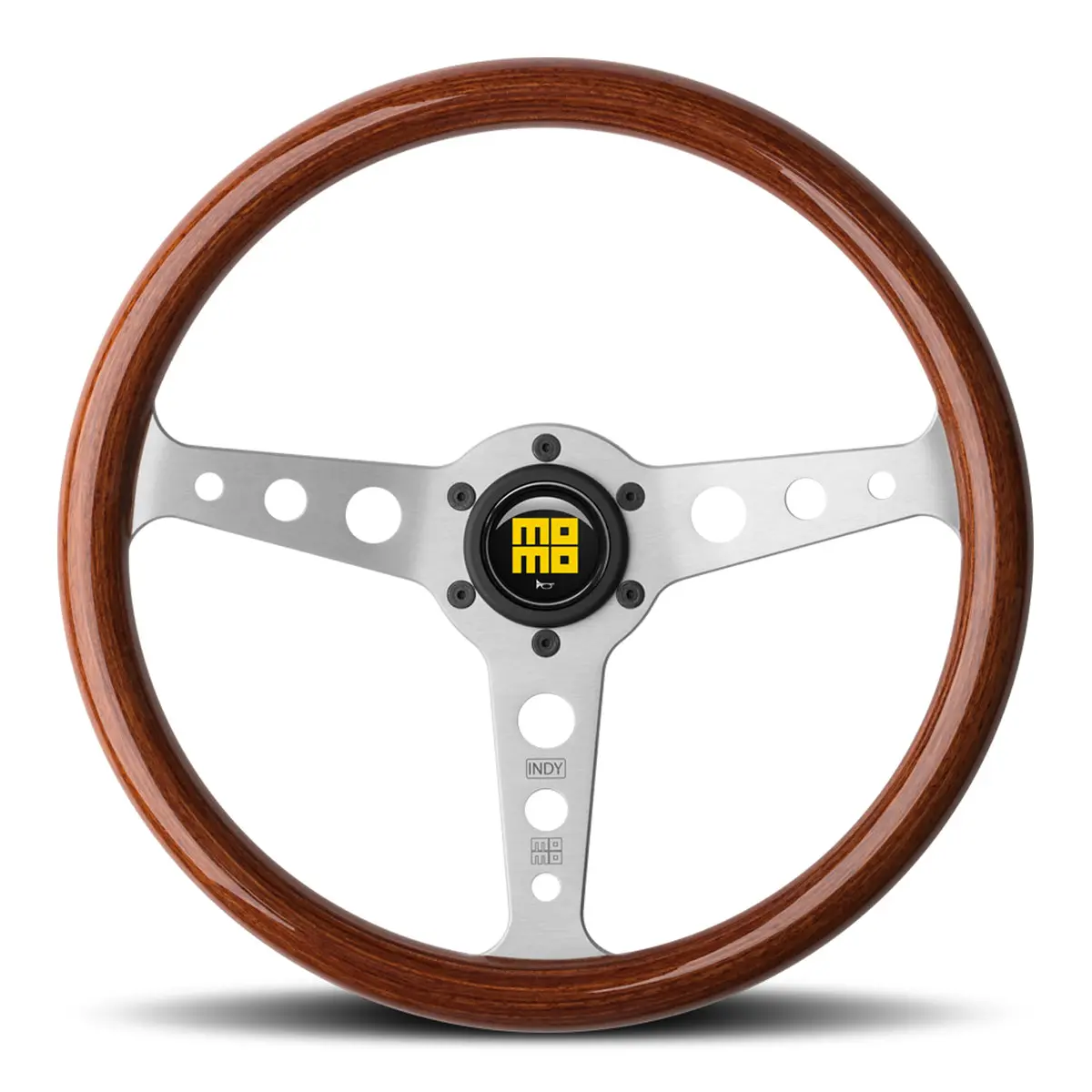 Momo Steering Wheel Indy Heritage 350 Silver 1