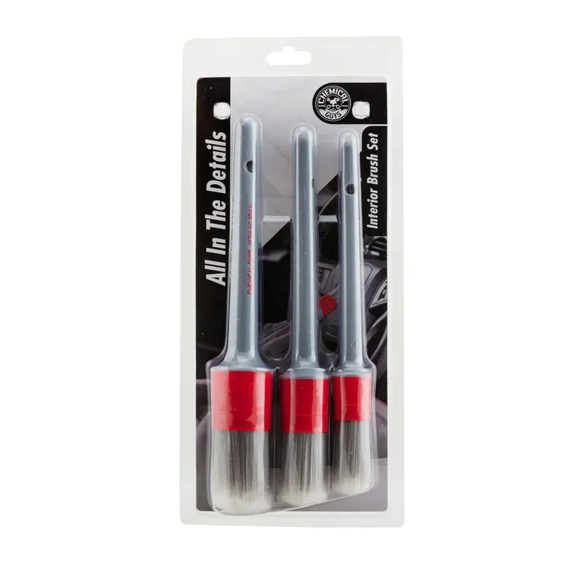 Chemical Guys Interior Detailing Brushes (3 Pack) 1