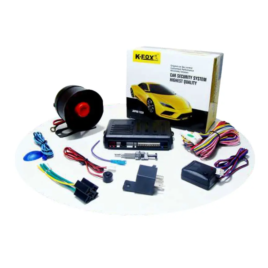 K-Fox Car Alarm Advance Upgrade With With Immobilizer Kda-305 1