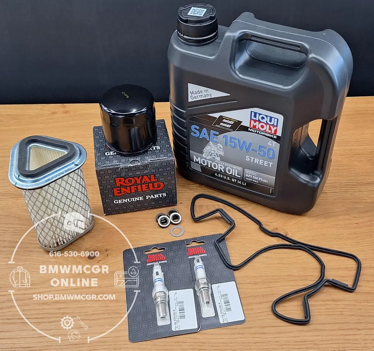 Full Service Kit (6000 Mile Service) For Royal Enfield Int/Continental Gt/Bear 650 1