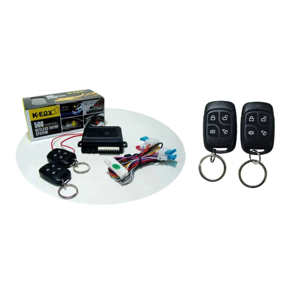 K-Fox Keyless Entry System With Alarm Kkea-296 1
