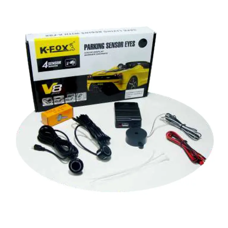 K-Fox Parking Sensor Kpa2000b-2 2Pcs. Black Sensor 1