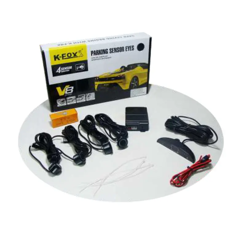 K-Fox Parking Sensor Kpa200b-4 4Pcs. Black Sensor 1