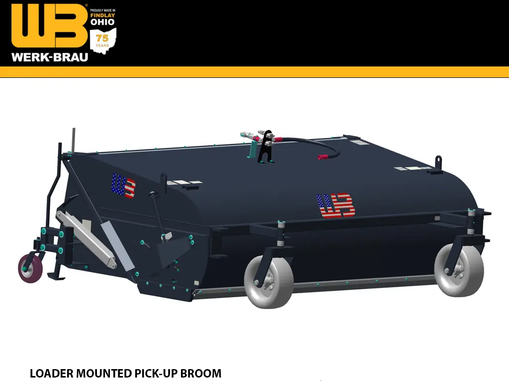 Werk-Brau Loader Mounted Pick-Up Broom 1