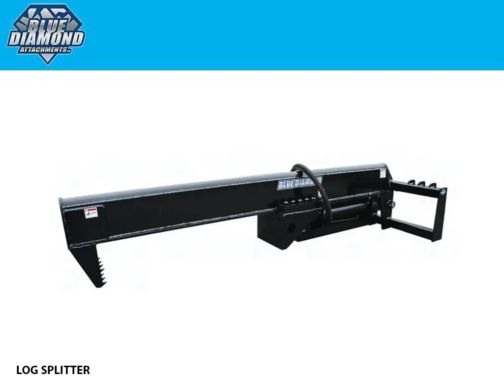 Blue Diamond Log Splitter For Skid Steers 1