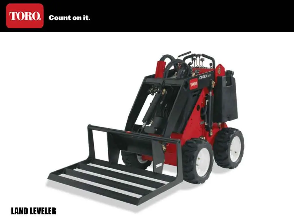 Toro Dingo Leveler For Mini Loader 1