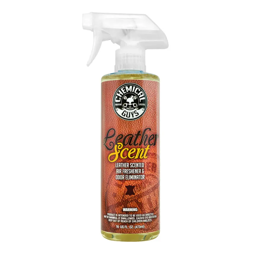 Chemical Guys Air Freshener And Odor Eliminator Leather Scent 16 Oz. 1