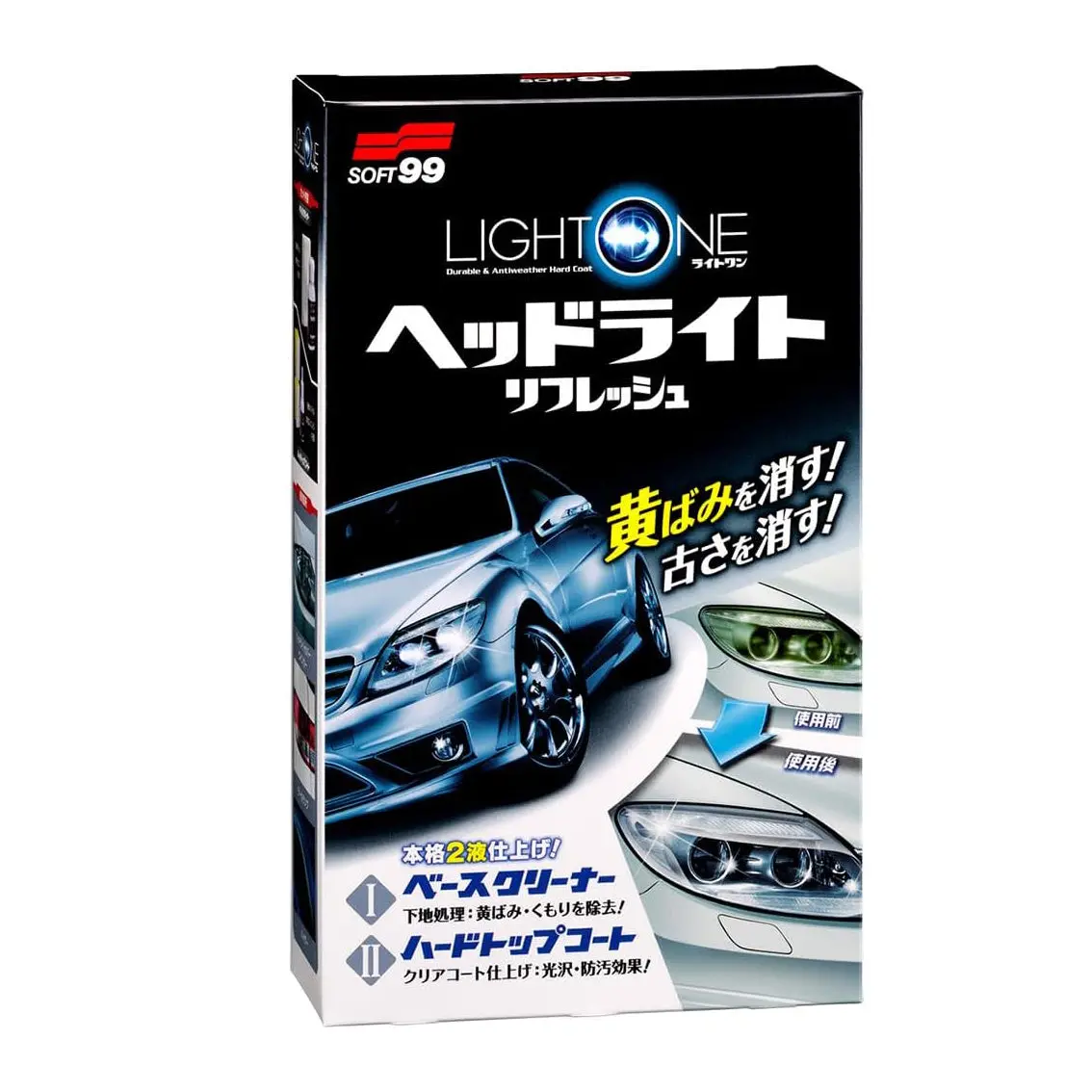 Soft99 Light One Headlight Restoration Kit 1