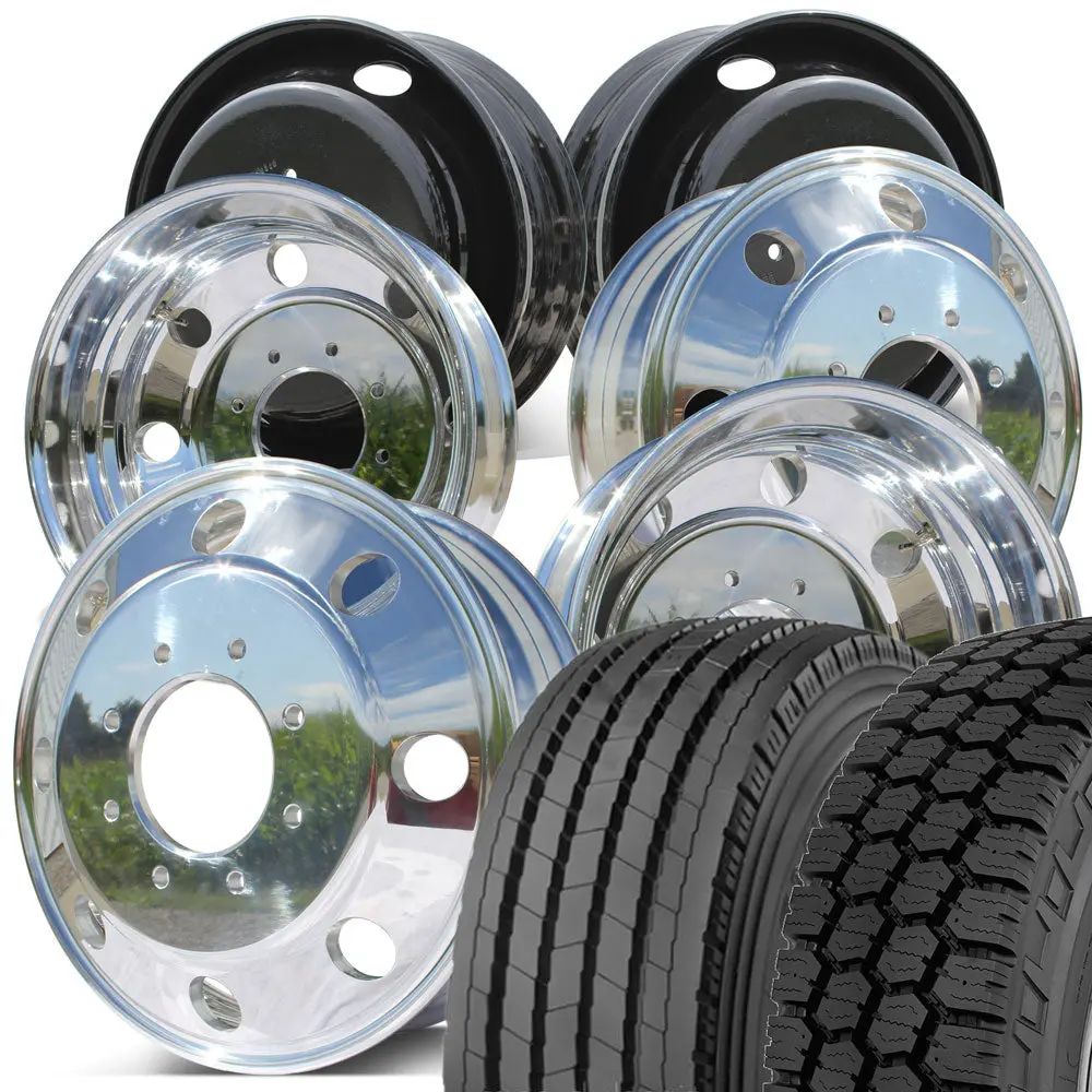 Toyo 19.5 Tire Combo (M143/M655) For Older Ford F350 8 X 6.5" Drw Trucks (1984-1997) 1