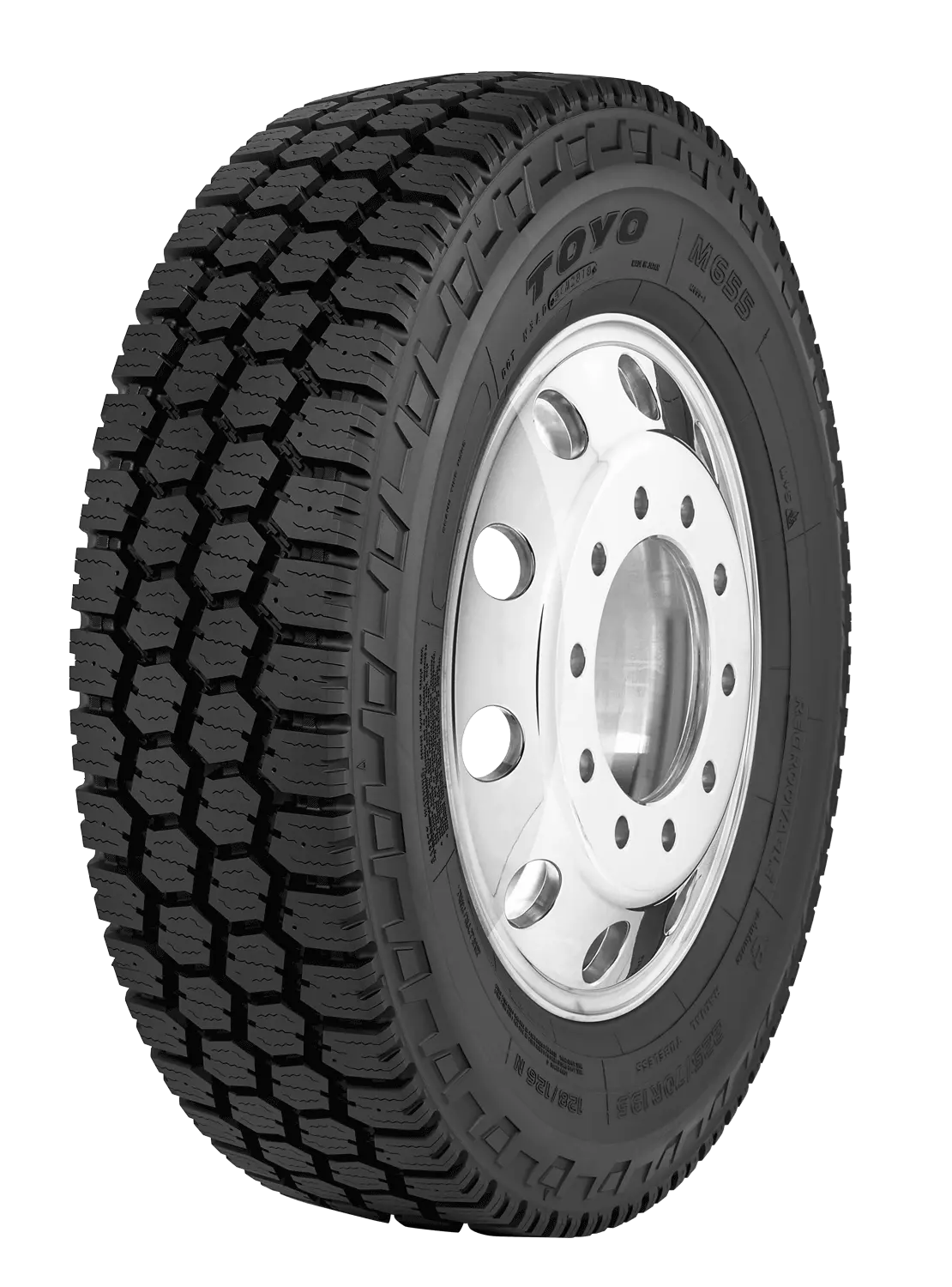 245/70R19.5 Toyo M655 Open Shoulder Drive 1