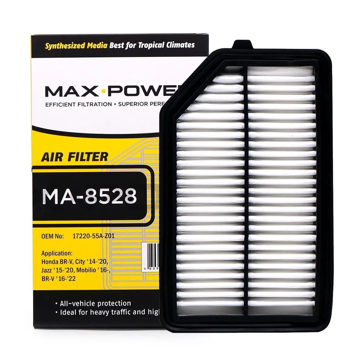 Max Power Air Filter Ma-8528 For Honda City, Jazz, Br-V 2014- 1
