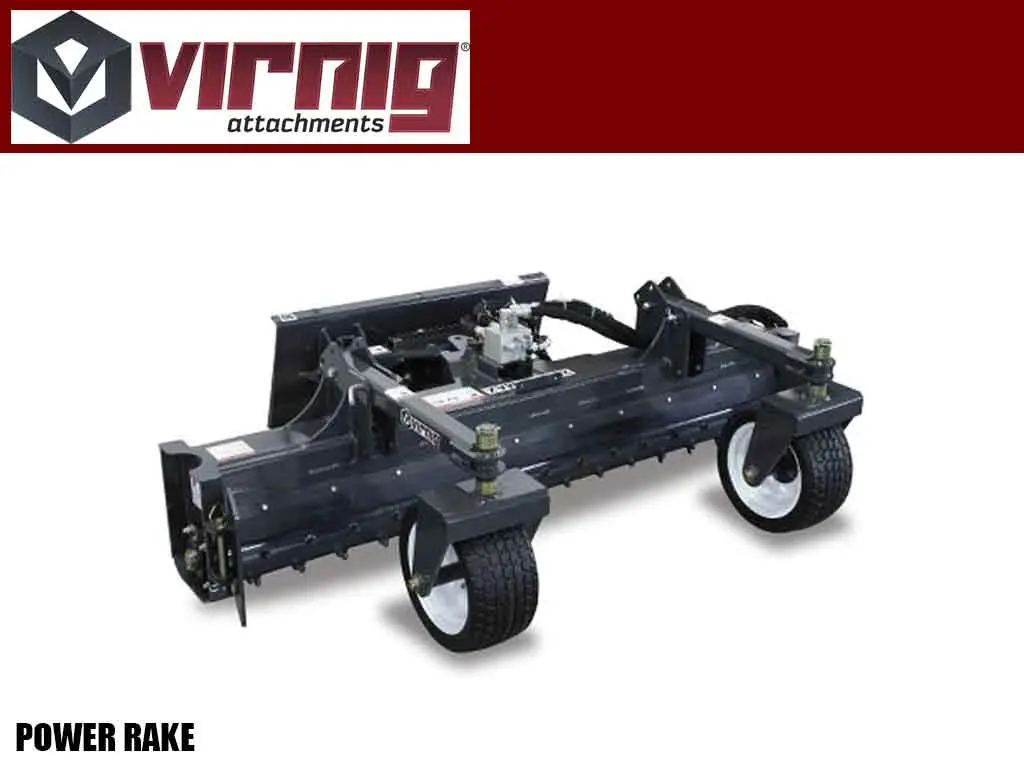Virnig Power Rake For Skid Steer Loaders 1