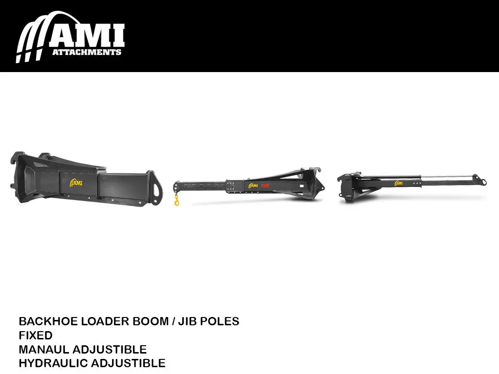 Ami Boom / Jib Poles For Backhoe Loaders 1