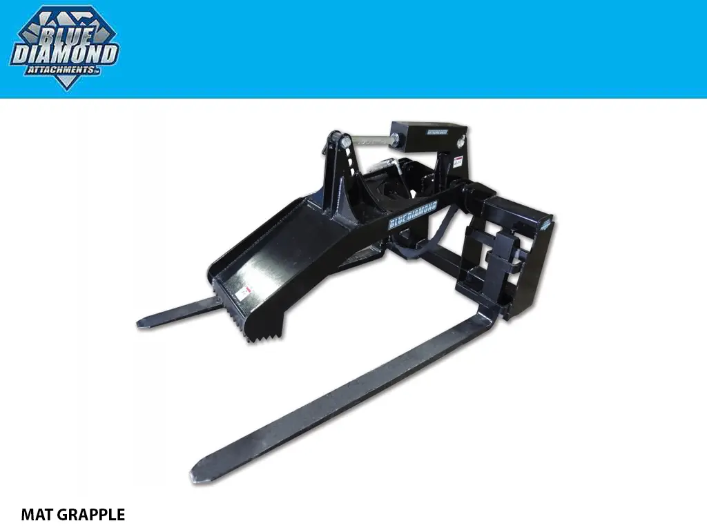 Blue Diamond Mat Grapple For Skid Steer 1