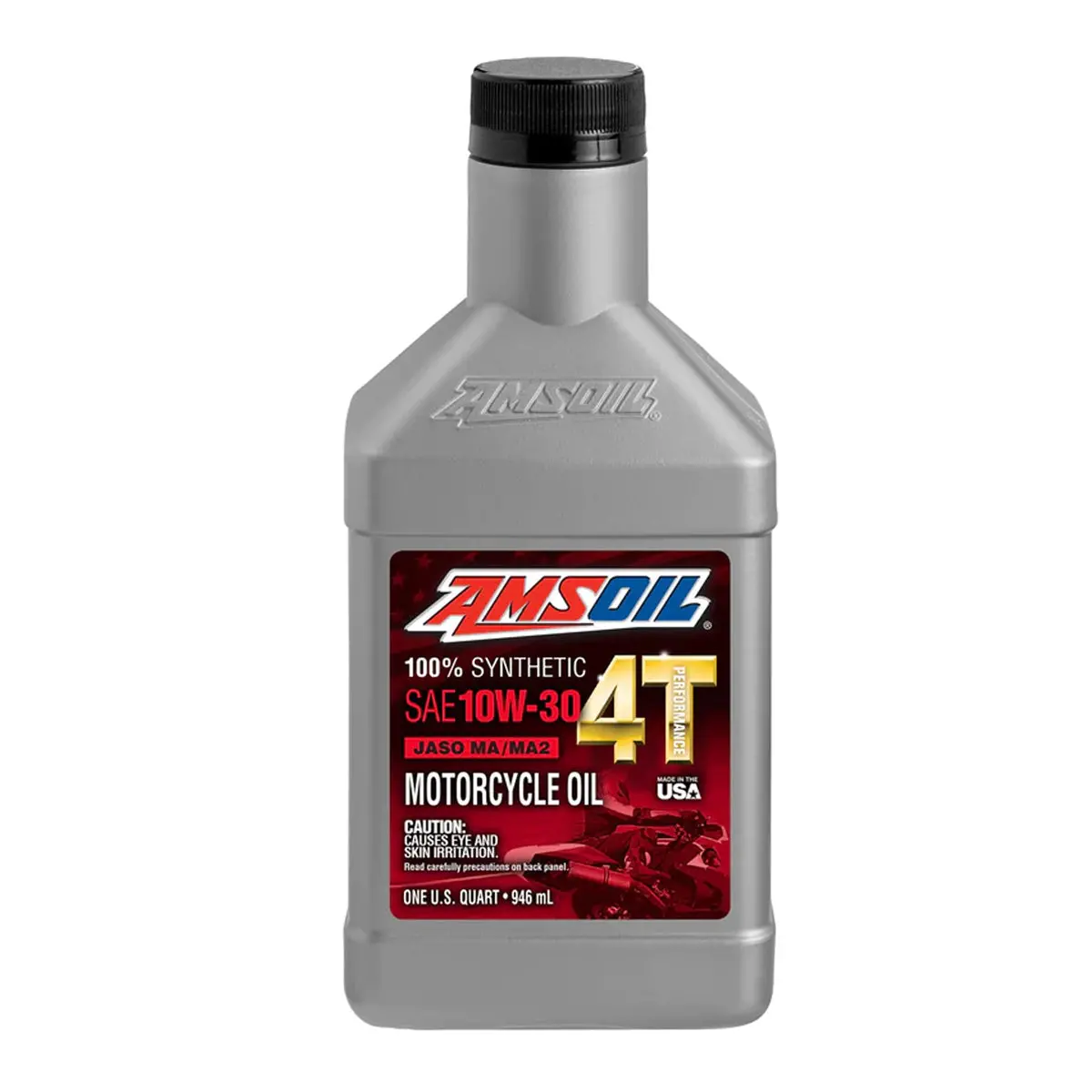 Amsoil 100% Synthetic Motorcycle Oil 4-Stroke 10W30 1 Quart 1