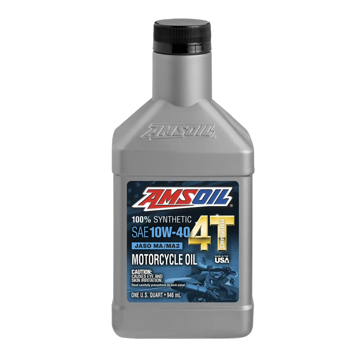 Amsoil 100% Synthetic Motorcycle Oil 4-Stroke 10W40 1 Quart 1