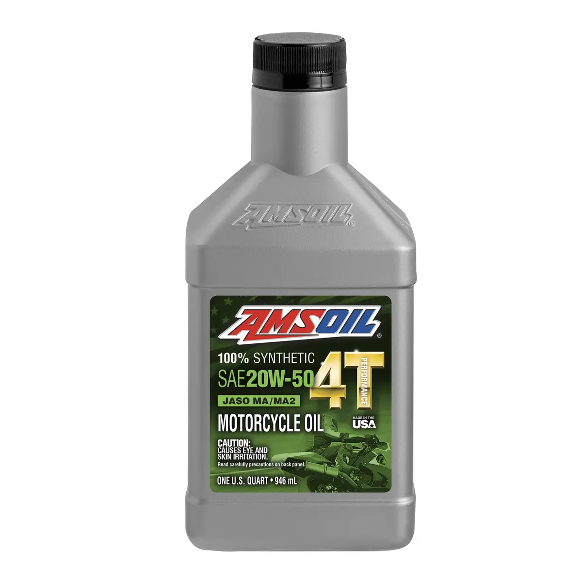 Amsoil 100% Synthetic Motorcycle Oil 4-Stroke 20W50 1 Quart 1