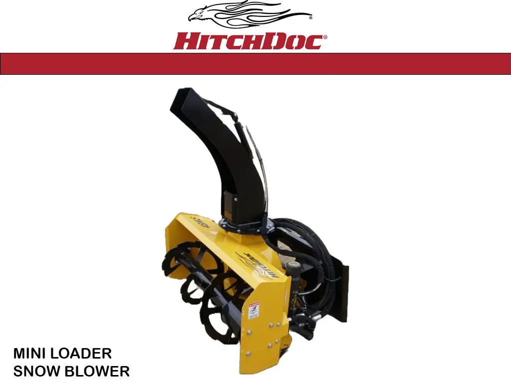 Hitchdoc Snow Blower For Mini Loaders 1