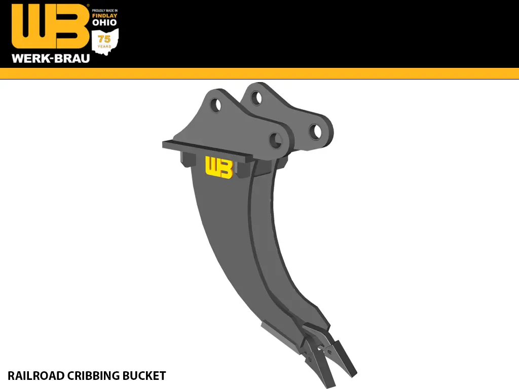 Werk-Brau Cribbing Buckets For 7,000 - 25,000 Lbs. Excavators. (Mini 2, 3, 4, & 5) 1